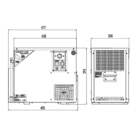 Lindr Zapfanlage AS-40 Nasskühler New Green Line (2 leitig)