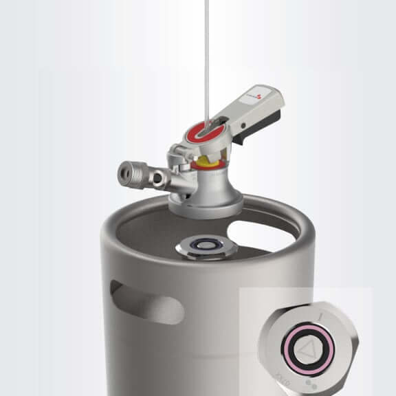 Tête de robinet, connexion KEG - Micro Matic FlexiDraft
