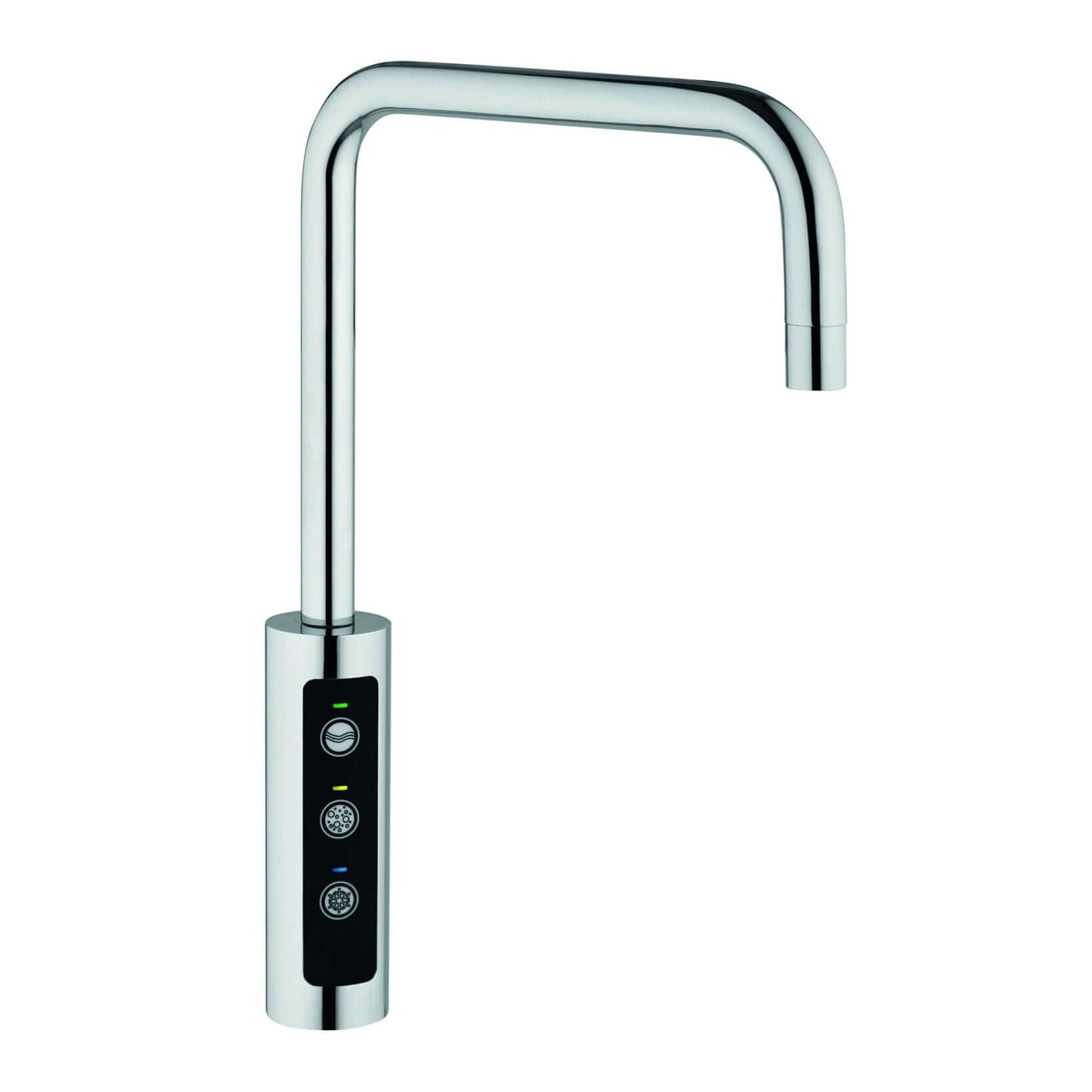 Sodawasserhahn MISA 2000 in modernem Design mit drei Wasserarten und elektrischer Steuerung