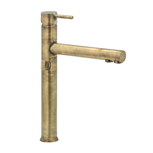 Soda Wasserhahn MISA Single in elegant gold finish, featuring a simple design and easy water dosage control.