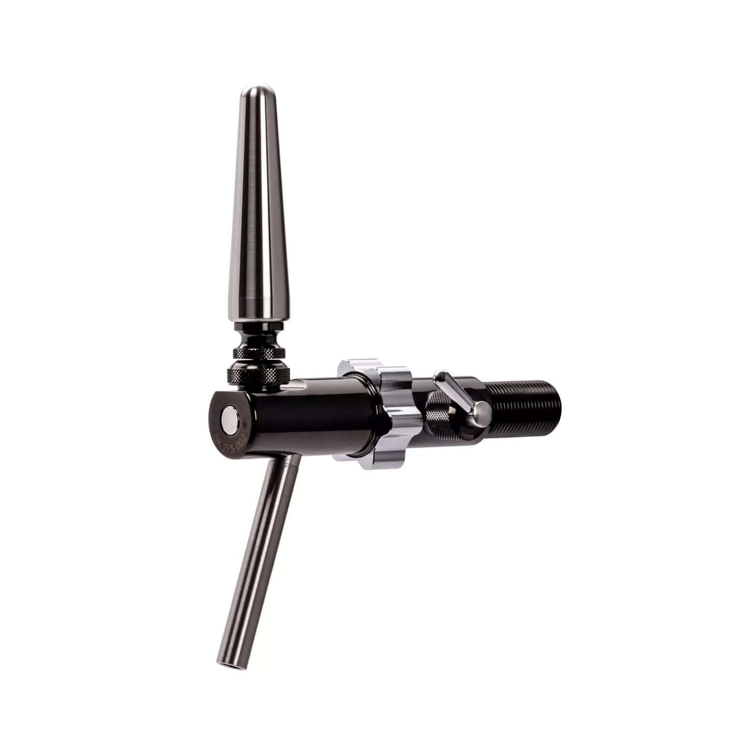 Raffeiner Eurostar FL Kompensator Zapfhahn - Dark Inox für professionelle Zapfanlagen