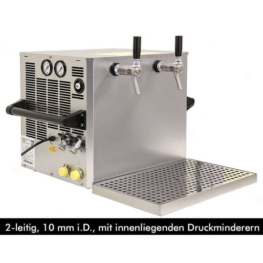 Selbach Typ Hessen Zapfanlage 130 l/h OTK mit 2-leitig, 10 mm i.D., und innenliegenden Druckminderern.