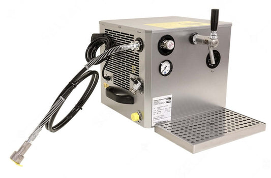 Selbach Typ Hessen Zapfanlage 35 l/h OTK with Trockenkühlung, perfect for smaller events and optimal beer enjoyment.