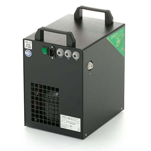 Wassersprudler Trinkwassersprudler - Lindr Soda PYGMY 25 Green Line mit Bedienfeld und Griffen.