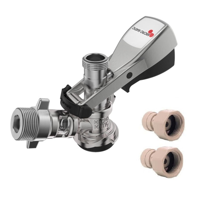 Tête de robinet de tirage (type D) avec connecteur à visser