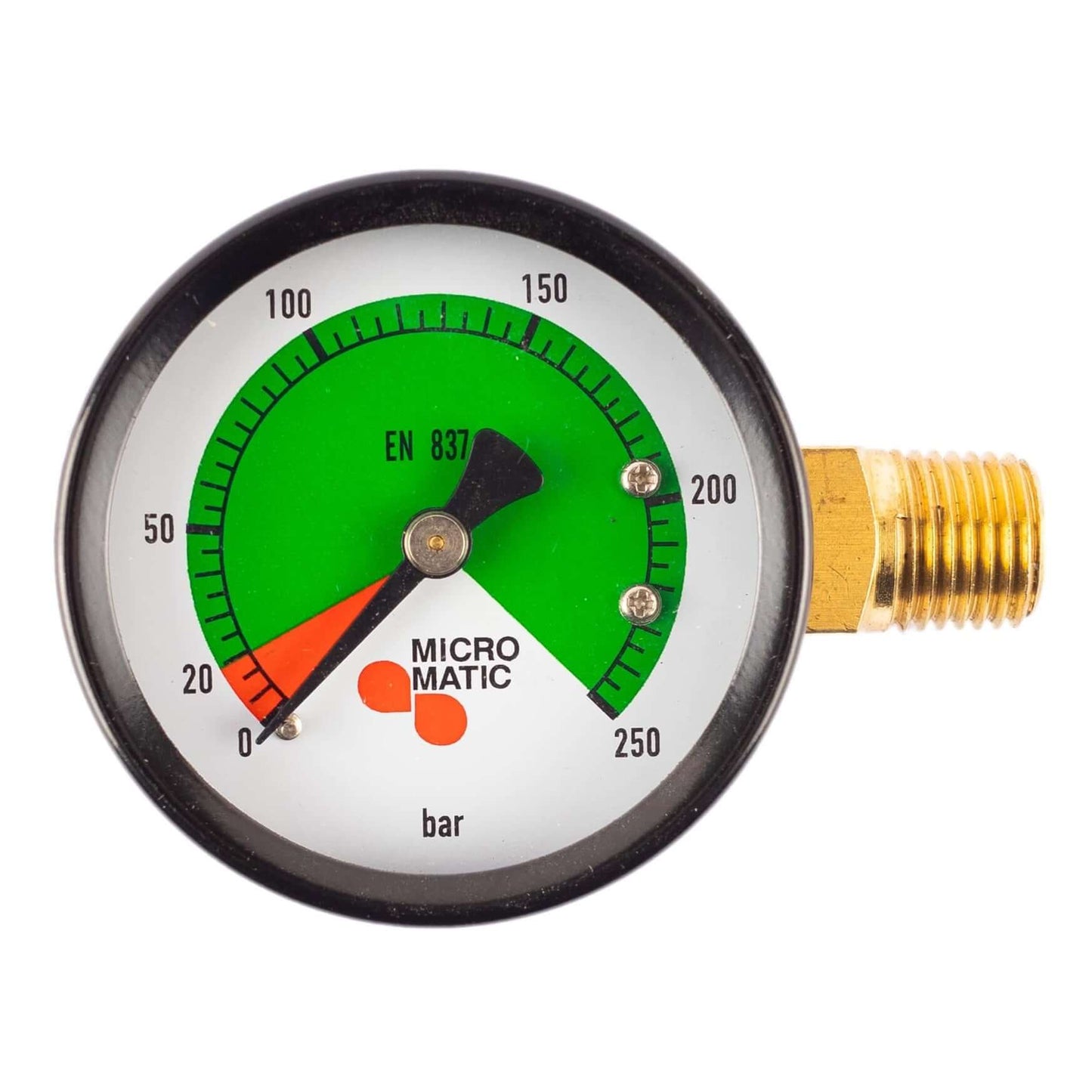 Micro Matic Manometer Premium Plus mit Druckanzeige für CO2 und N2 Anwendungsbereiche