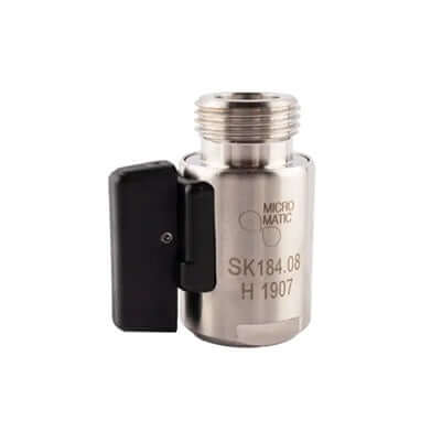 Micro Matic Absperrhahn 10 mm 5/8" IG x 5/8" AG