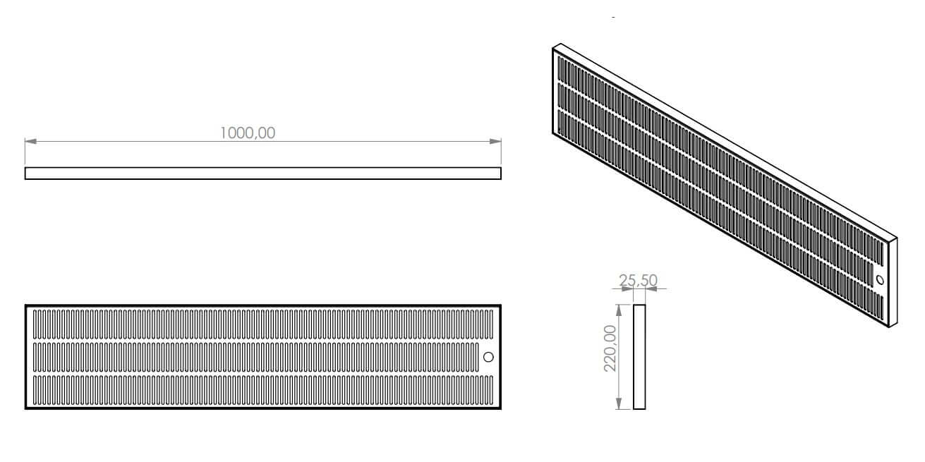 Structure de bac collecteur sans drain