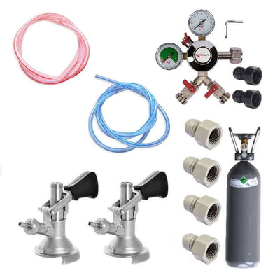 Zubehör-Komplettset Zapfanlage CO2 - 2-leitig