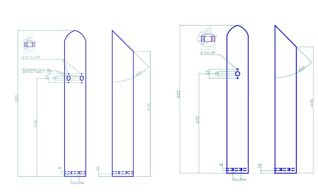 Schanksäule "Capri" 1 bis 2-leitig