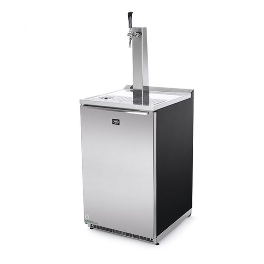 LINDR Combi Cold Bar 50 – professionelles Getränkekühlsystem mit Zapfanlage in Edelstahl-Optik.