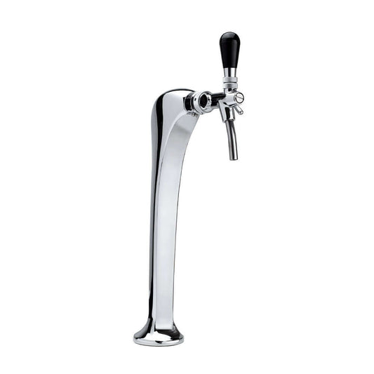 “Falcon” bar column, 1 to 3 lines, chrome-plated brass