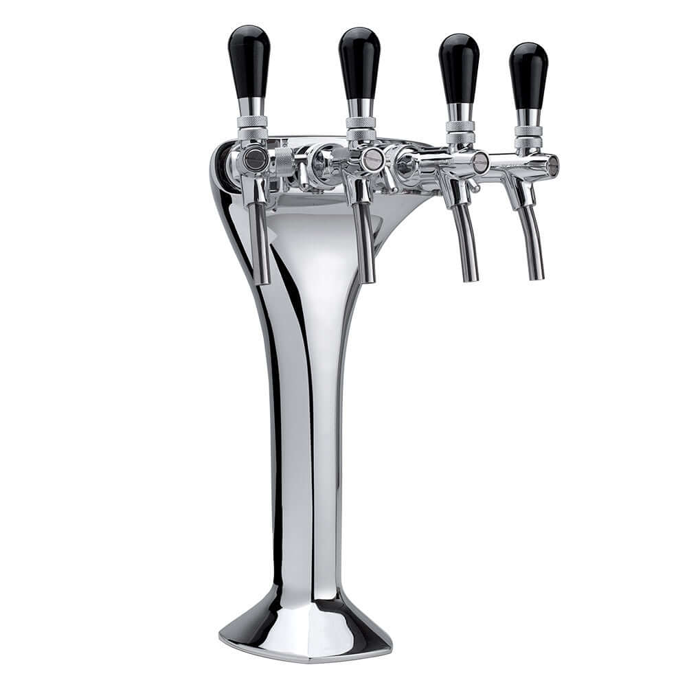 “Giotto” dispensing column 1 to 4 lines, chrome