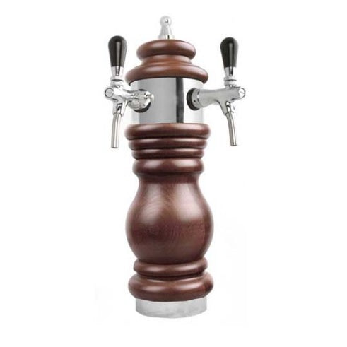 “Baroque” dispensing column 1 to 4 lines chrome