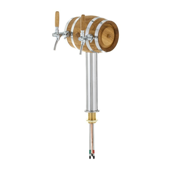 “Barrel” dispensing column with 1 to 3 lines