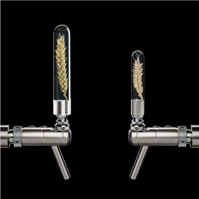 Brilliance glass handles - "ears of corn"